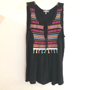 Nieman Marcus Boho Tank Top